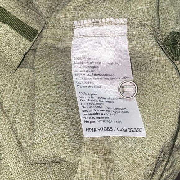 Outdoor Research UPF 50+ Nylon Hiking Shirt Olive Green Men’s L Quick-Dry Advent - Picture 9 of 9